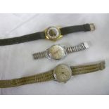 Three various vintage gentleman's wrist watches including Super Royal,
