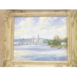 Ernest Knight - oil on canvas "Truro", signed,