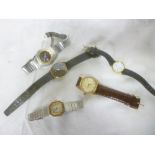 A selection of various ladies and gents wrist watches,