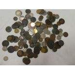 A selection of mainly 18th & 19th Century copper coinage including 1797 cartwheel penny,