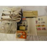 Numerous packets of GB and World stamps together with various stamp accessories