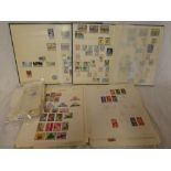 Two stock books and a selection of album pages containing a collection of Italy stamps