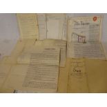 A selection of indentures and abstracts of title relating land in Lelant,