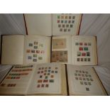 A collection of Germany stamps contained in five boxed folder albums