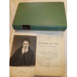 Davy (John) Memoirs of the Life of Sir Humphry Davy, 2 vols 1836,