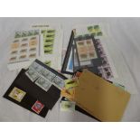 A selection of Saint Vincent modern stamps including part sheets,