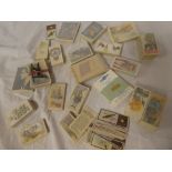 Various sets and part sets of cigarette cards including Players Zoo Babies,