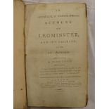 Price (John) An Historical & Topographical Account of Leominster and its Vincinity with appendix,
