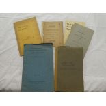 A small selection of various pamphlets including Opie (S A) - Excavations In The Roseland Peninsula