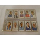 A set of 1936 Ogden's Football Club Captains cigarette cards
