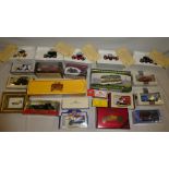 A selection of mint and boxed vehicles including two Atlas "The Greatest Show on Earth" vehicles,