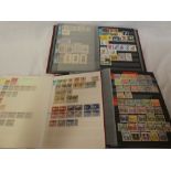 Three stock books containing a collection of various World stamps including Czech Republic,