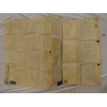 Two 18th Century vellum indentures re Elsford, Bath 1799 and Trenchford,