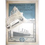 A photographic postcard of the Titanic "In Memoriam to Capt.