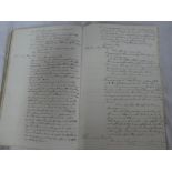 A 19th Century hand written ledger relating to Military Garrison duty including prisoners at