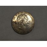 A George III 1819 silver crown (f),