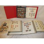 Five folder albums containing a collection of Australia stamps