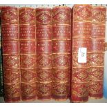 Morris (Rev FO) The History of British Birds, 6 vols, colour illus 1865,