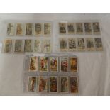 Three sets of cigarette cards - Wills 1912 British Empire series; Wills 1912 Historic Events;