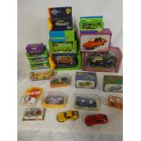 A selection of mint and boxed die-cast vehicles including Gama, Polistil, Corgi, Norev and others,