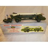 Dinky Supertoys - 666 missile erecting vehicle with Corporal missile and launching platform in