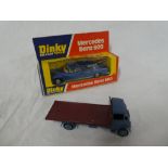 Dinky Supertoys - Guy flatbed lorry and a mint and boxed Dinky 128 Mercedes Benz 600 (2)