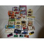 A selection of various boxed and un-boxed die-cast vehicles including Matchbox, Oxford die-cast,