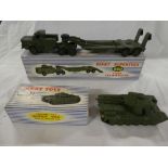 Dinky Supertoys - 660 tank transporter and 651 centurion tank,