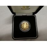 A 2002 Gold proof sovereign,