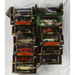 Fourteen mint & boxed die-cast vehicles of Jaguars, mainly 1:18 scale by Maisto,