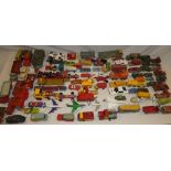A large selection of various Corgi and Dinky die-cast vehicles including some early vehicles,