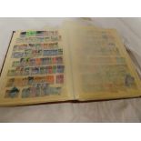 A stock book containing mint and used British Commonwealth stamps, including some unusual examples,