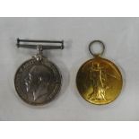 A First War pair of medals awarded to No.240939 C.Sjt. F.A.