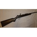 A German 9mm bolt action single shot shotgun No.