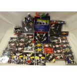 A selection of Formula 1 die-cast vehicles including Onyx Damon Hill World Champion 1996