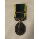 T. & A.V.R. Efficient Service medal with bar awarded to No.22112925 Cpl. A.E.M. Colwill R.A.O.C.