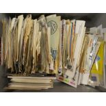 A box containing various postal history, World covers and cards,