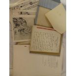 A rare handwritten manuscript volume by F Ernest Allum "A Visit To The Levant Copper Mine",