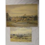 Mary Williams - watercolours Arundel Castle, signed, inscribed to verso and dated 1952,