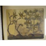 Artist Unknown - watercolour Study of dancing figures below a tree, indistinctly signed,