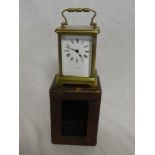 A good quality carriage clock by Mappin & Webb Ltd.