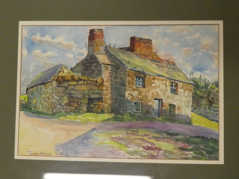 Isobel Heath - watercolour "Tom's House, Porthmeor", signed and inscribed,