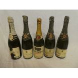 Five bottles of Champagne including 3 x Gratien & Meyer Brut;