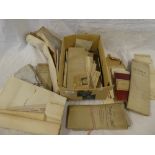 A selection of mainly 19th Century Indentures & Documents relating to the Ward & Walsford families