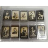 100 various Victorian Ogden's Guinea Gold cigarette cards including famous actresses,