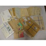 A selection of GB registered envelopes,
