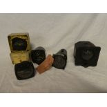 A selection of various aircraft instruments including RAF rev counter with attached RAF label;