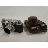 A Leica 111 camera No.113661 marked "Ernst Leitz Wetzlar D.R.P.