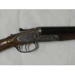 A 12 bore double barrel sidelock ejector shotgun by Somerton Guns with 27" steel barrels,