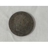 A George III 1818 silver crown (f)